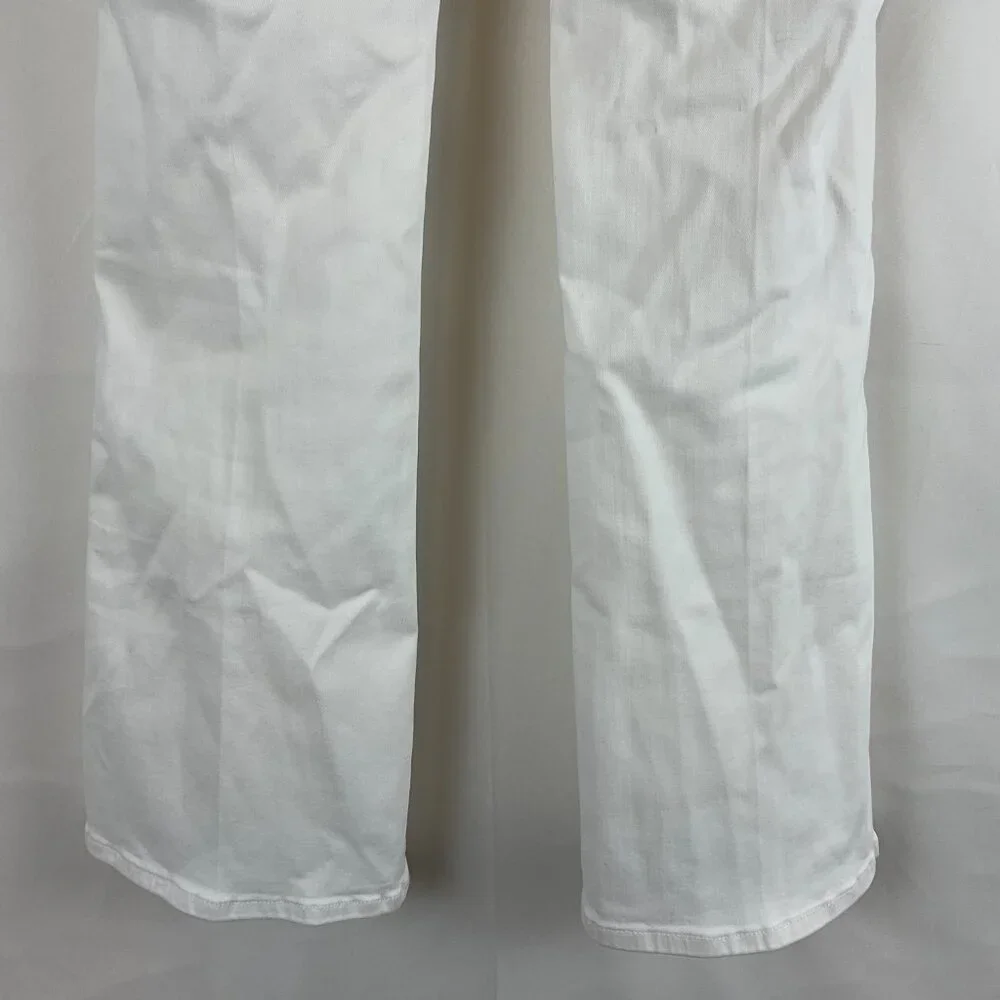 Frame The Jetset Crop Mini Boot Jeans 1 White 25-29 - Picture 8 of 9